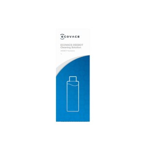 Ecovacs Reinigungslösung für Deebot Saugroboter, 1 Liter, weiße Flasche.