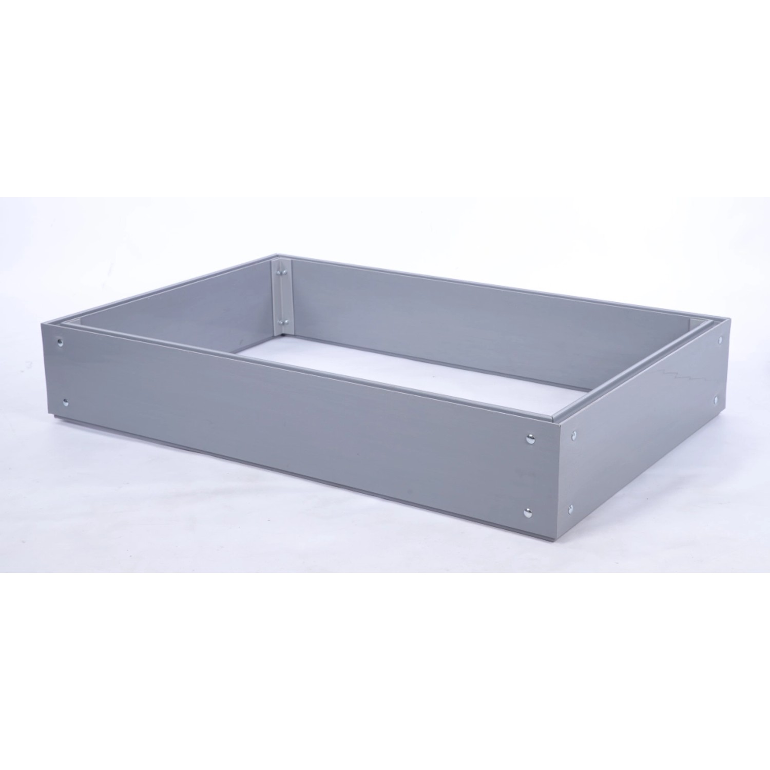 PROREGAL Hochbeete Growline Plast HxBxT 21x120x100cm 1 Ebene Grau günstig online kaufen