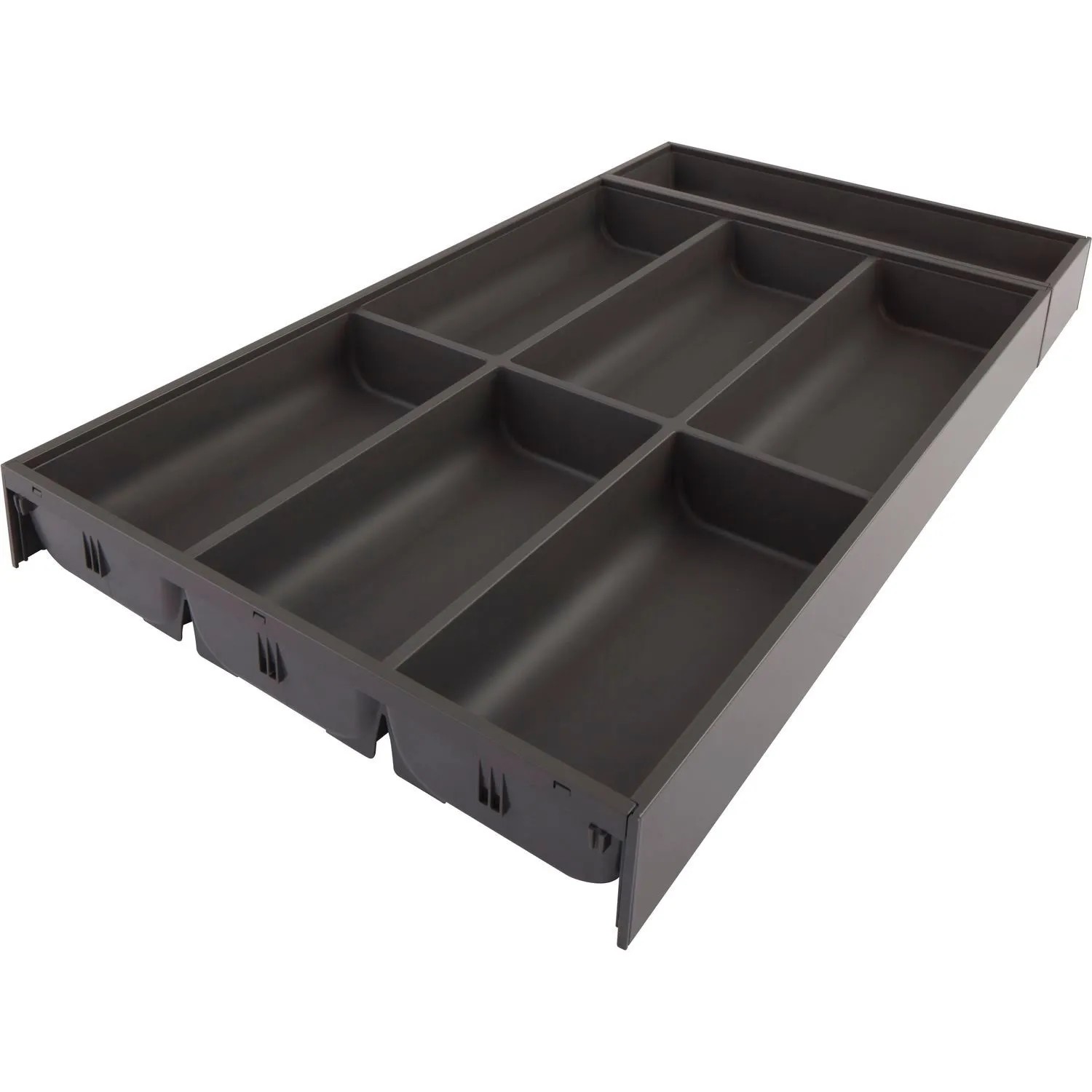 Blum Besteckkasten Ambia-Line 574x300x50 mm Besteckeinsatz Stahl Oriongrau Matt