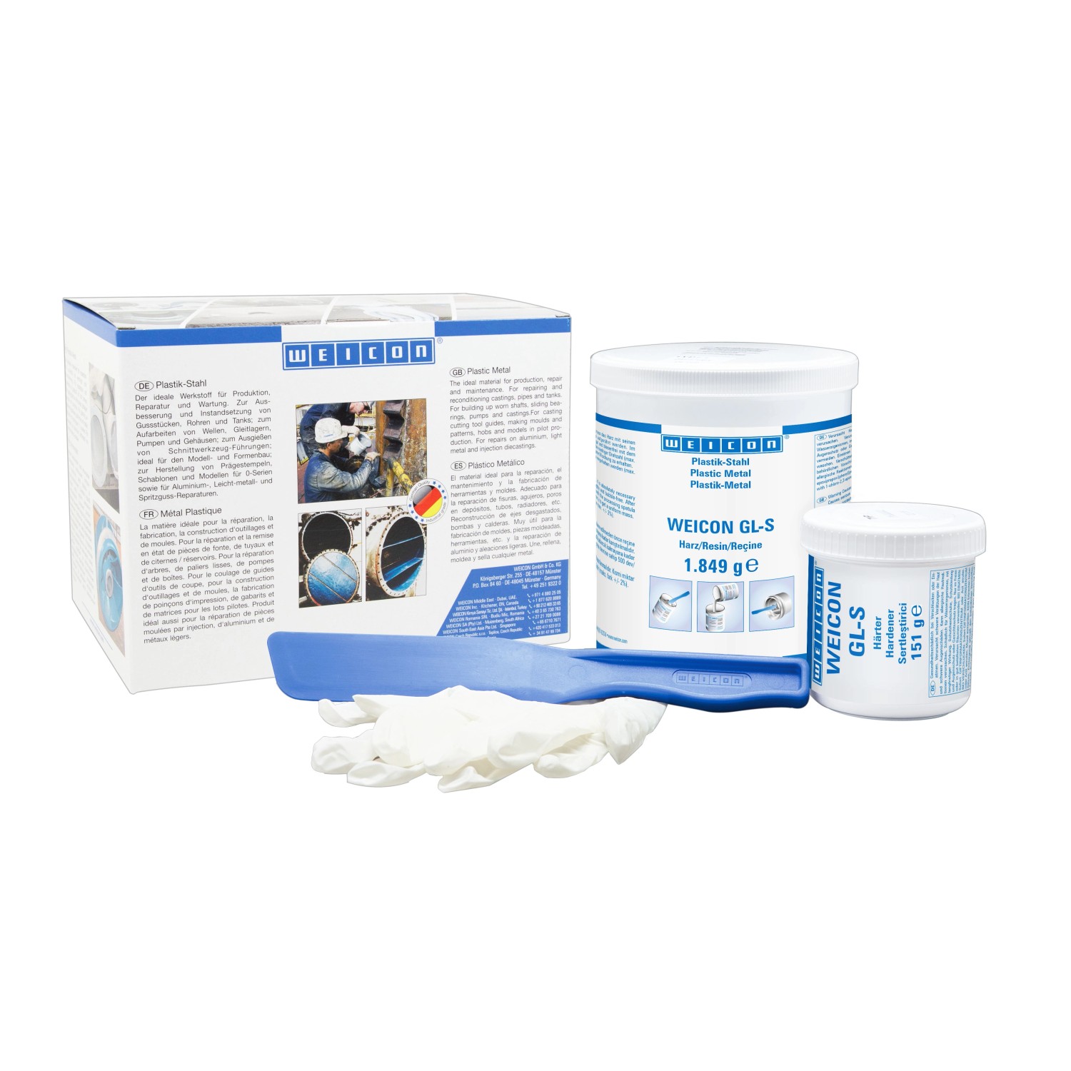 Thumbnail - WEICON Plastikstahl GL-S 2 kg