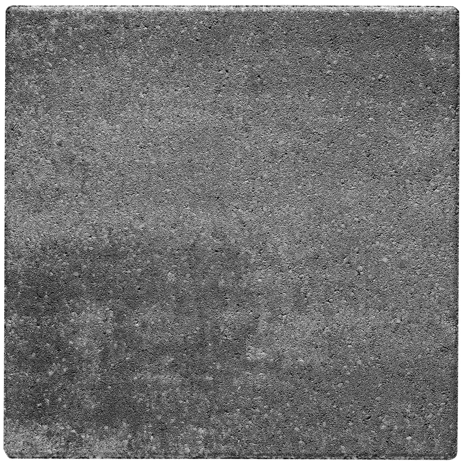 Quadratischer Pflasterstein Quadera, 30x30 cm, Vulkananthrazit. Betonoberfläche, gefast.