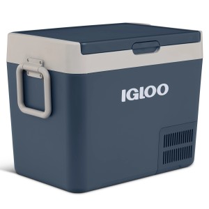 Igloo Kompressor-Kühlbox ICF40, 39L, rauchblau. Elektrische Kühlbox für Camping und Auto.