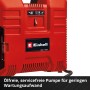 Einhell Akku-Kompressor TE-AC 36/8 Li OF Solo im roten Koffer, Teil der Power X-Change Familie.