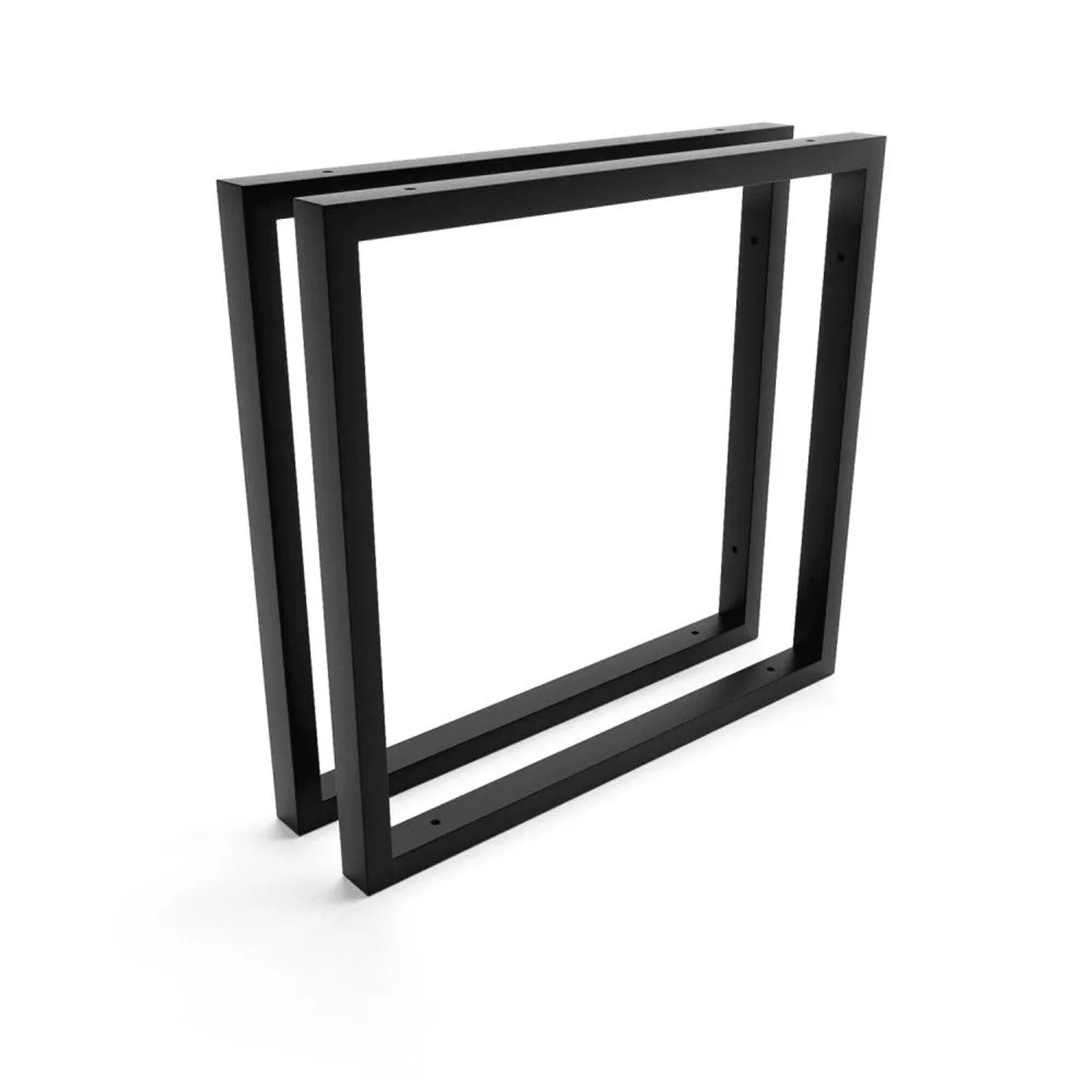 HEVVA Waschtischhalterung REUSS 45 cm Tief 2er Set Schwarz