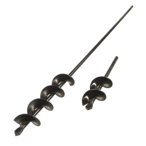 Westfalia Stahl Pflanzbohrer/Erdlochbohrer-Set, 2-teilig für Gartenarbeiten.
