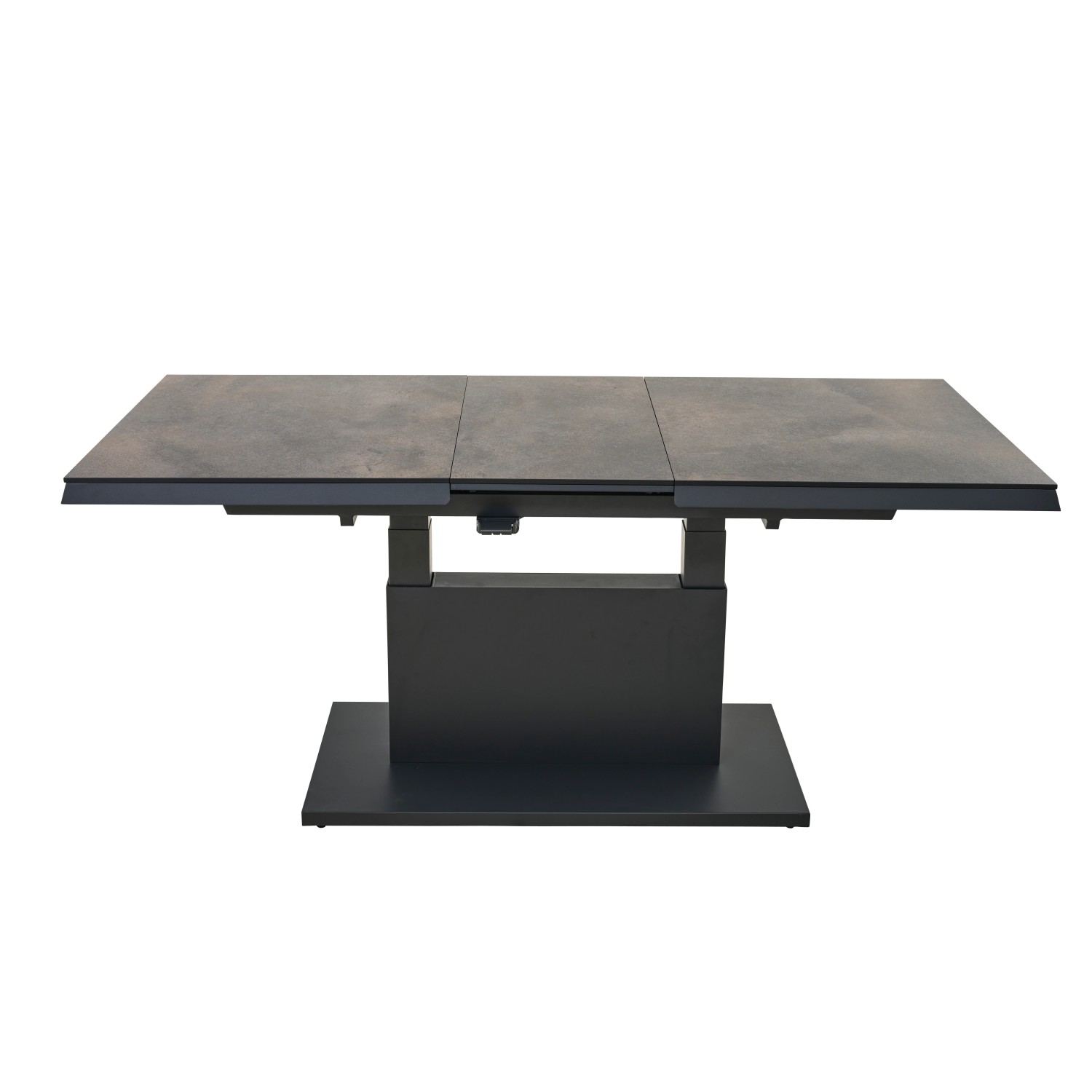 Siena Garden Auszieh Lifttisch Talina 140/180 cm x 57/77 cm HPL Titan günstig online kaufen