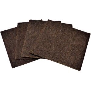 4 braune Kokosfaser Rückwände (40x40cm) für Terrarien, geeignet zum Klettern.