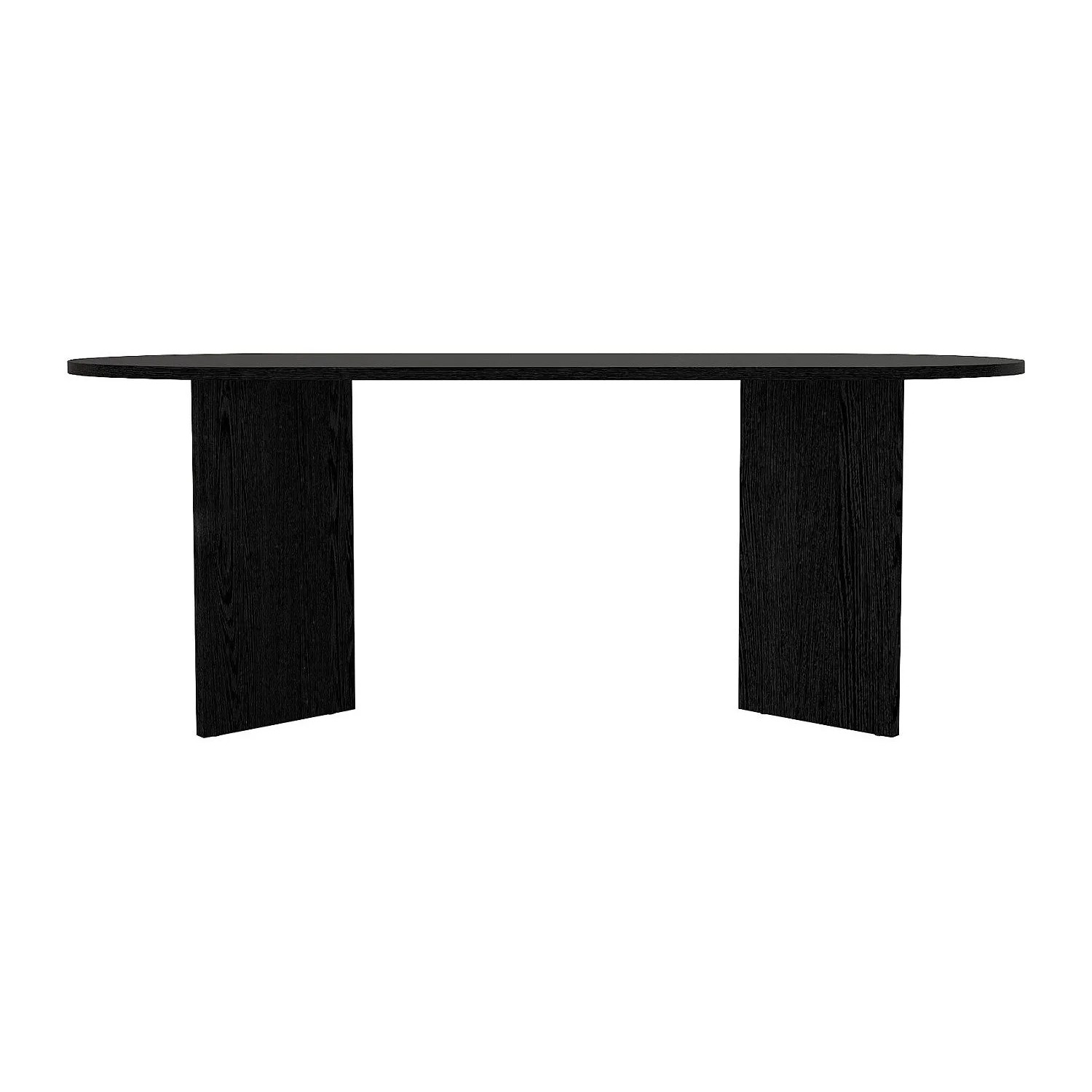 Vente-unique Esstisch Topania Schwarz 200 cm