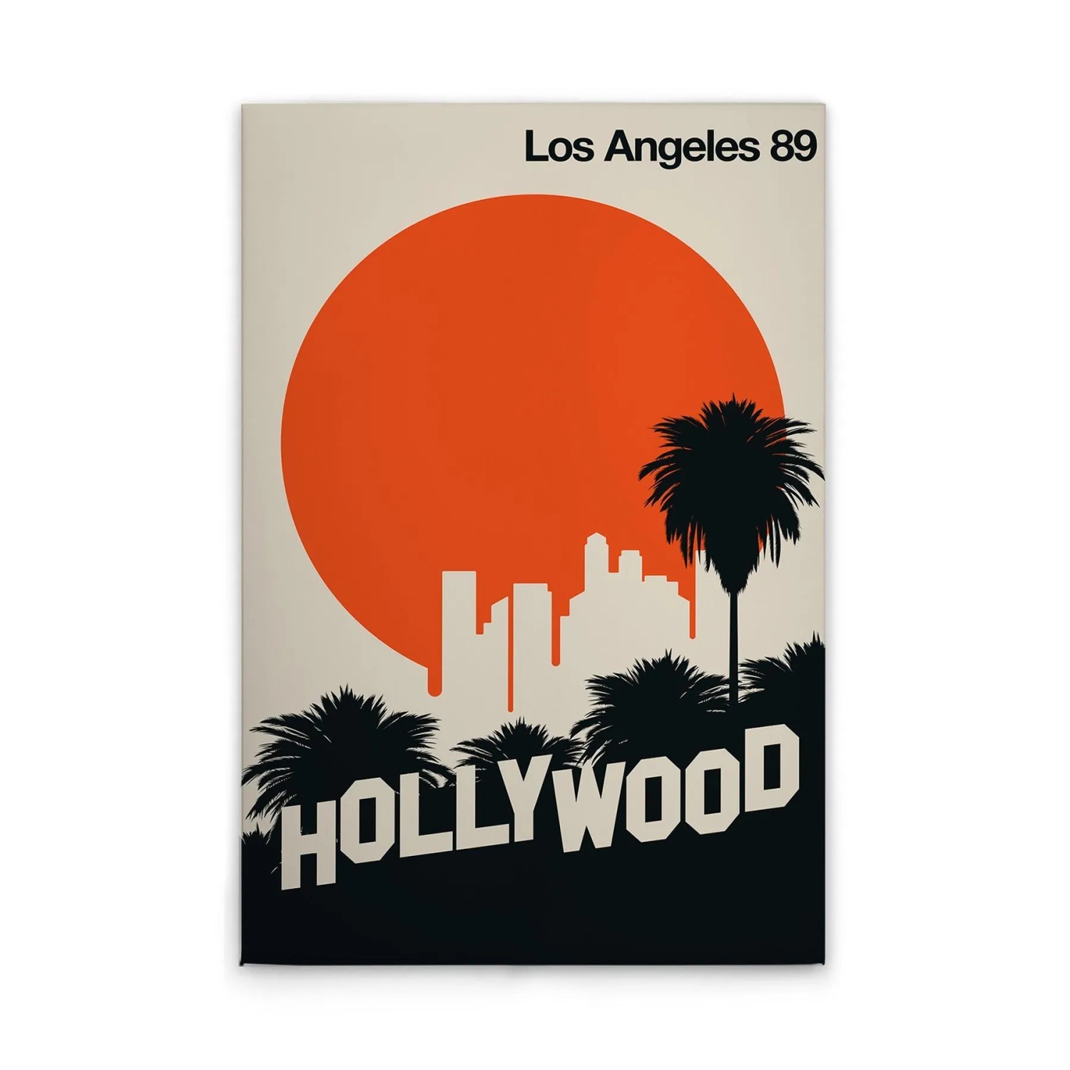 Tadessi Leinwandbild - M1-No.50798 - Retro Los Angeles - 80 x 120 cm - Querformat