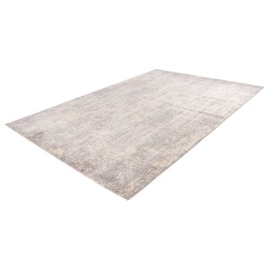 Kurzflorteppich Salsa 692 in Taupe, 80x150 cm mit 3D Optik.