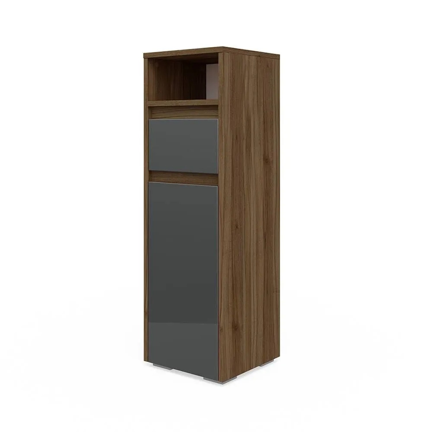 Vicco Midischrank Majest Anthrazit Hochglanz 30 x 96