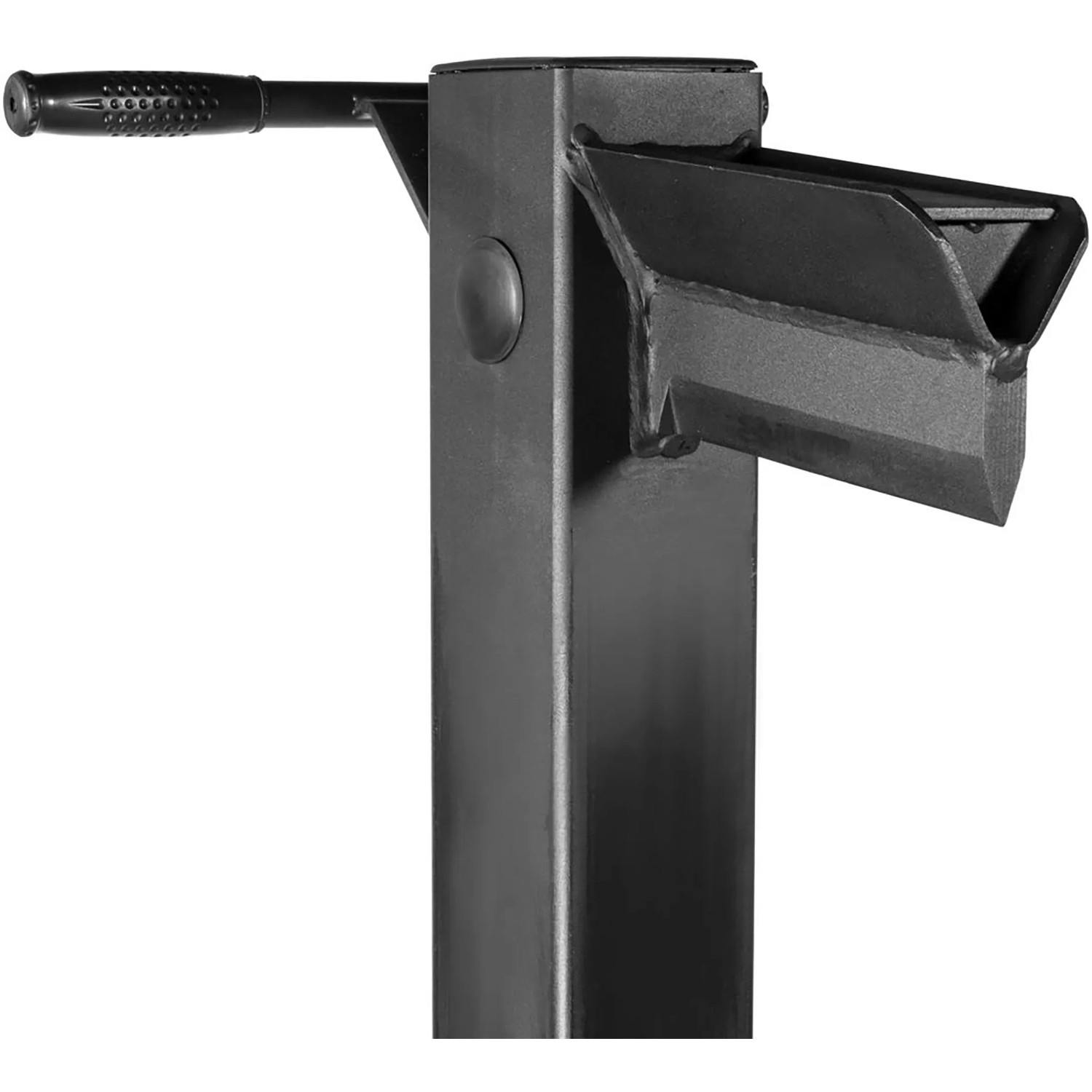 Detailaufnahme des Güde Holzspalter GHS 500/8TE: Spaltmesser und Bedienelemente im Fokus.