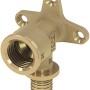 Teceflex Wandscheibe 25 mm x 3/4 Zoll aus Siliziumbronze für Trinkwasser- und Heizungsinstallation.