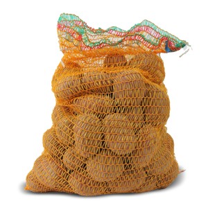 Großpackung Pflanzkartoffeln Rosara (2,5 kg) im Netz, rosa Schale.