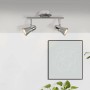 Brilliant LED-Spotrohr Sanny, 2-flammig, aus Eisen und Chrom, Deckenleuchte.