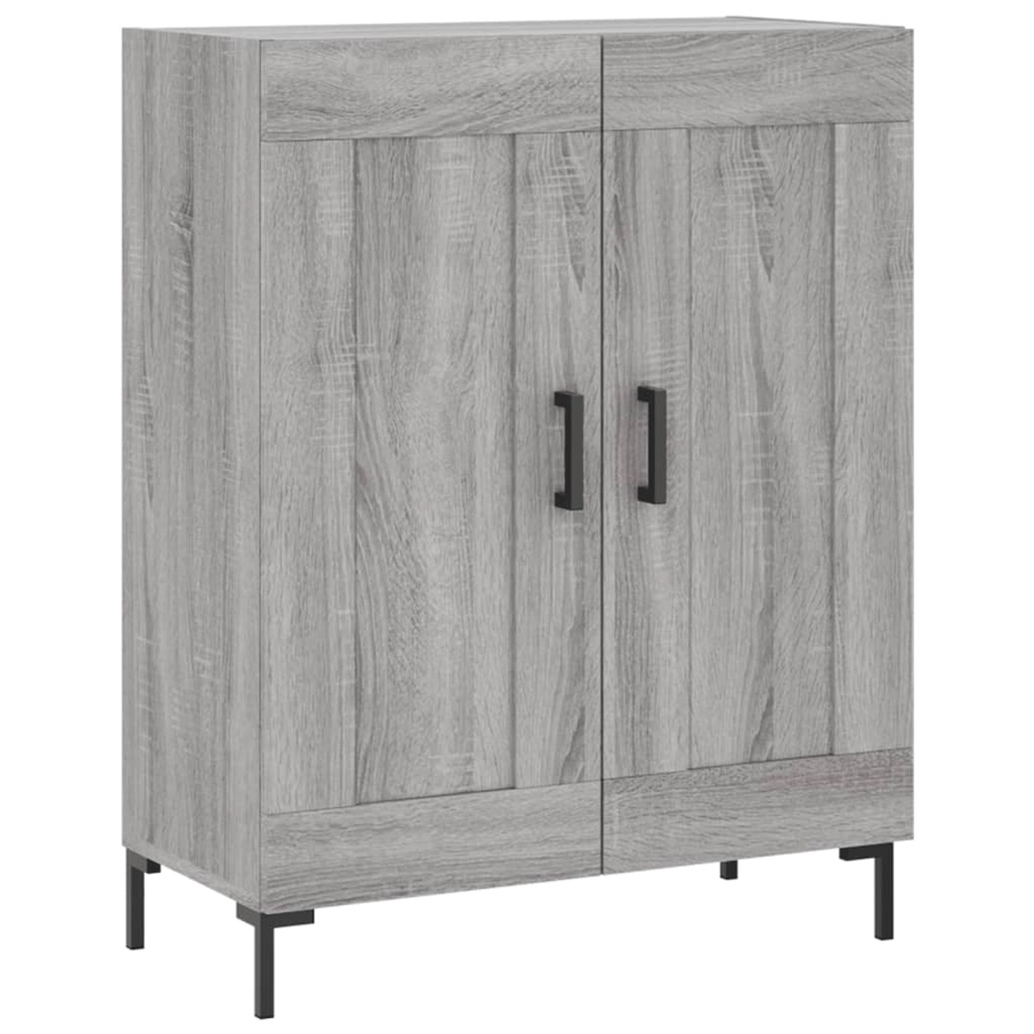 vidaXL Sideboard Grau Sonoma 69,5x34x90 cm Holzwerkstoff 830202 günstig online kaufen