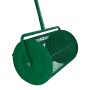 Grüner Monstershop Garten Kompoststreuer mit ausziehbarem Griff. Gartenhandgerät für Dünger.