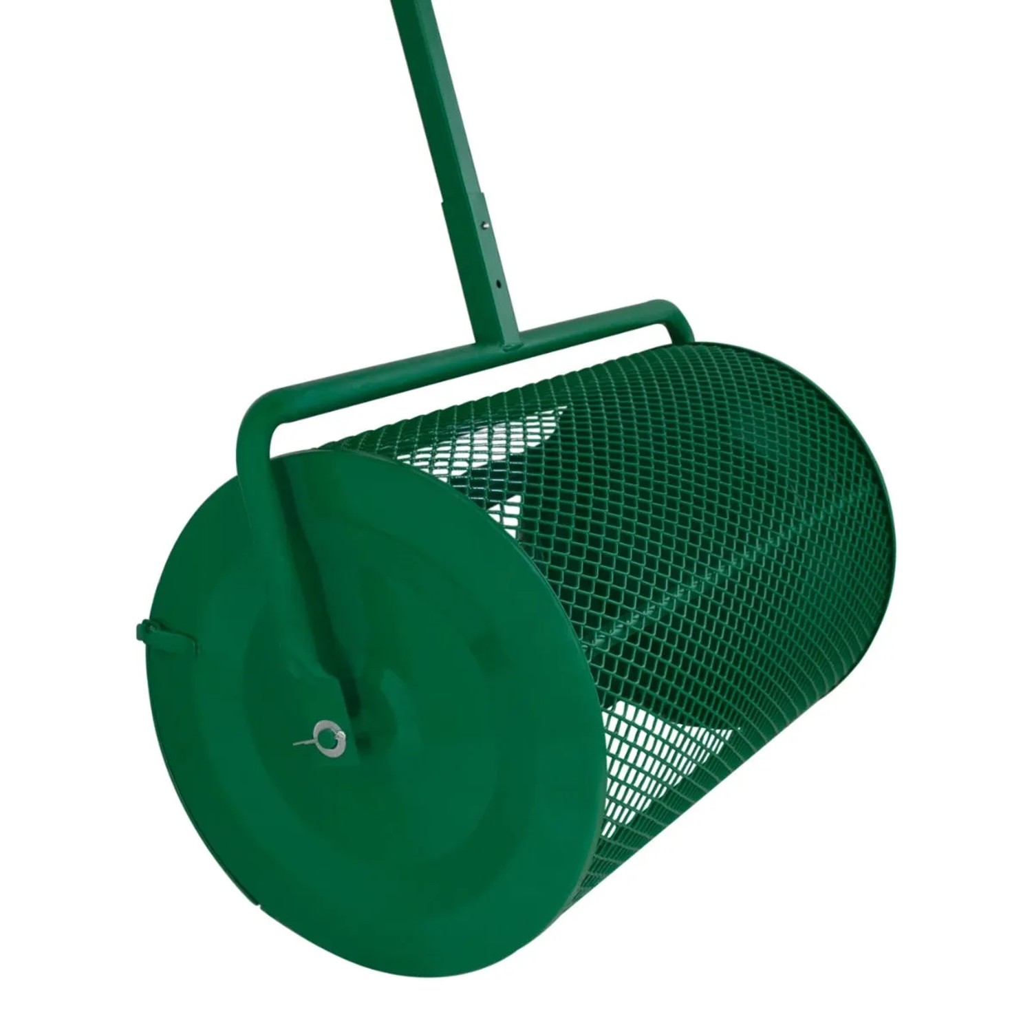 Grüner Monstershop Garten Kompoststreuer mit ausziehbarem Griff. Gartenhandgerät für Dünger.
