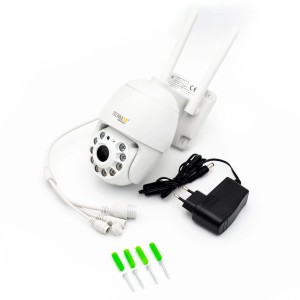 Technaxx TX-192 PT Dome Kamera zur Videoüberwachung, Full HD, mit Zubehör.