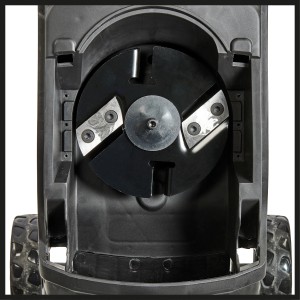 Messerwerk des Einhell Elektro-Messerhäckslers GC-KS 2540 CB, ein Elektro-Häcksler.