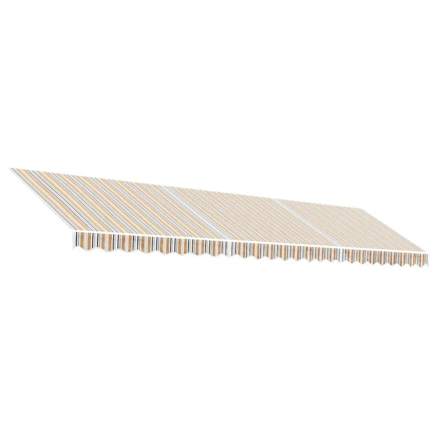 Furnicato Markisenbespannung Mehrfarbig Gestreift 6x3 M