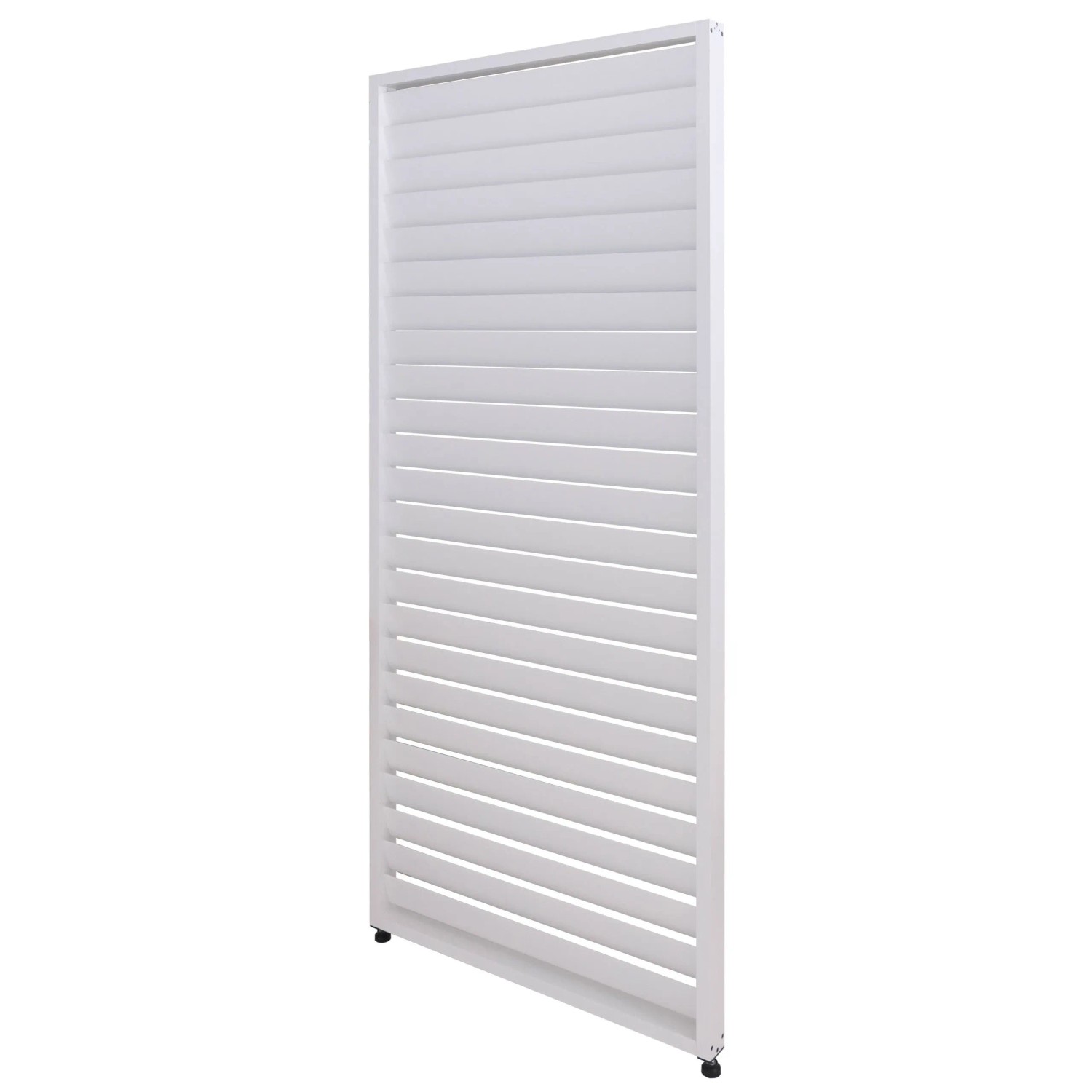 MCW Lamellenwand Für Pergola P65 Aluminium 220x90cm Weiß