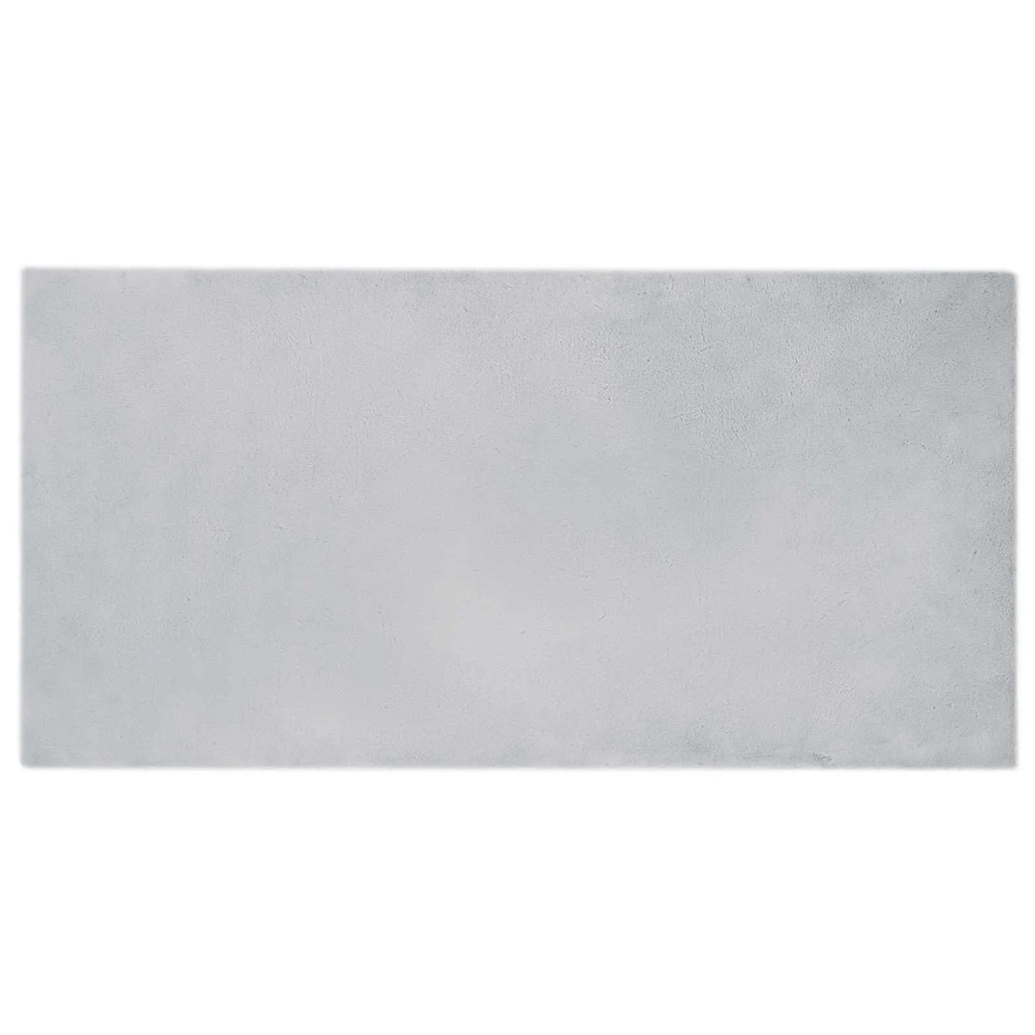 vidaXL Rutschfester Kunstfellteppich Olite Grau 100 x 200 cm Polyester 42021679