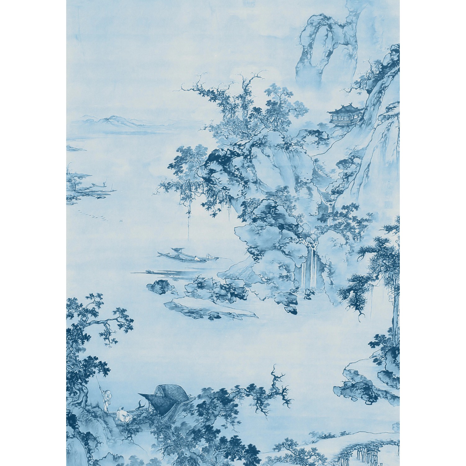 Komar Fototapete Vlies Blue China  200 x 280 cm
