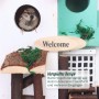 Relaxdays Vogelhaus Kiefernholz Mehrfarbig Wetterfest 23 cm x 18 cm x 13 cm_5