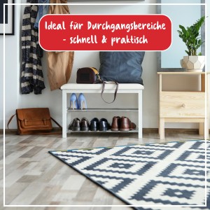 Poliboy Feuchttücher für Parkett & Laminat, 15 Stück. Schnelle Reinigung von Holzböden.