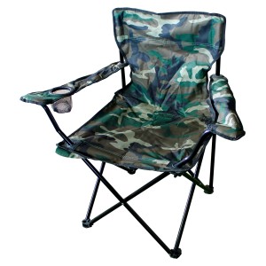 Mojawo Anglersessel Campingstuhl, Camouflage-Muster, mit Getränkehalter und Tasche.