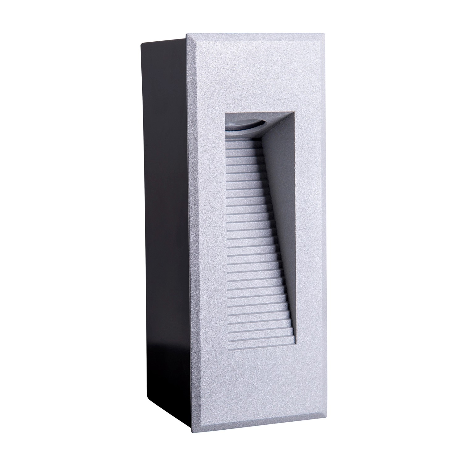 Näve LED-Einbau-Außenwandleuchte Kolari Silber 17,1 cm x 7,3 cm x 6,6 cm günstig online kaufen