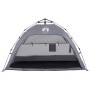 vidaXL Strandzelt 2 Personen Grau Quick Release Wasserdicht 4005304_7
