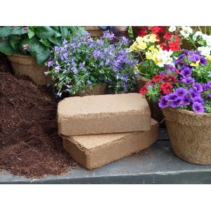 Proflora Kokosziegel - torffreie Blumenerde 8 l (1 Ziegel x 8 l)