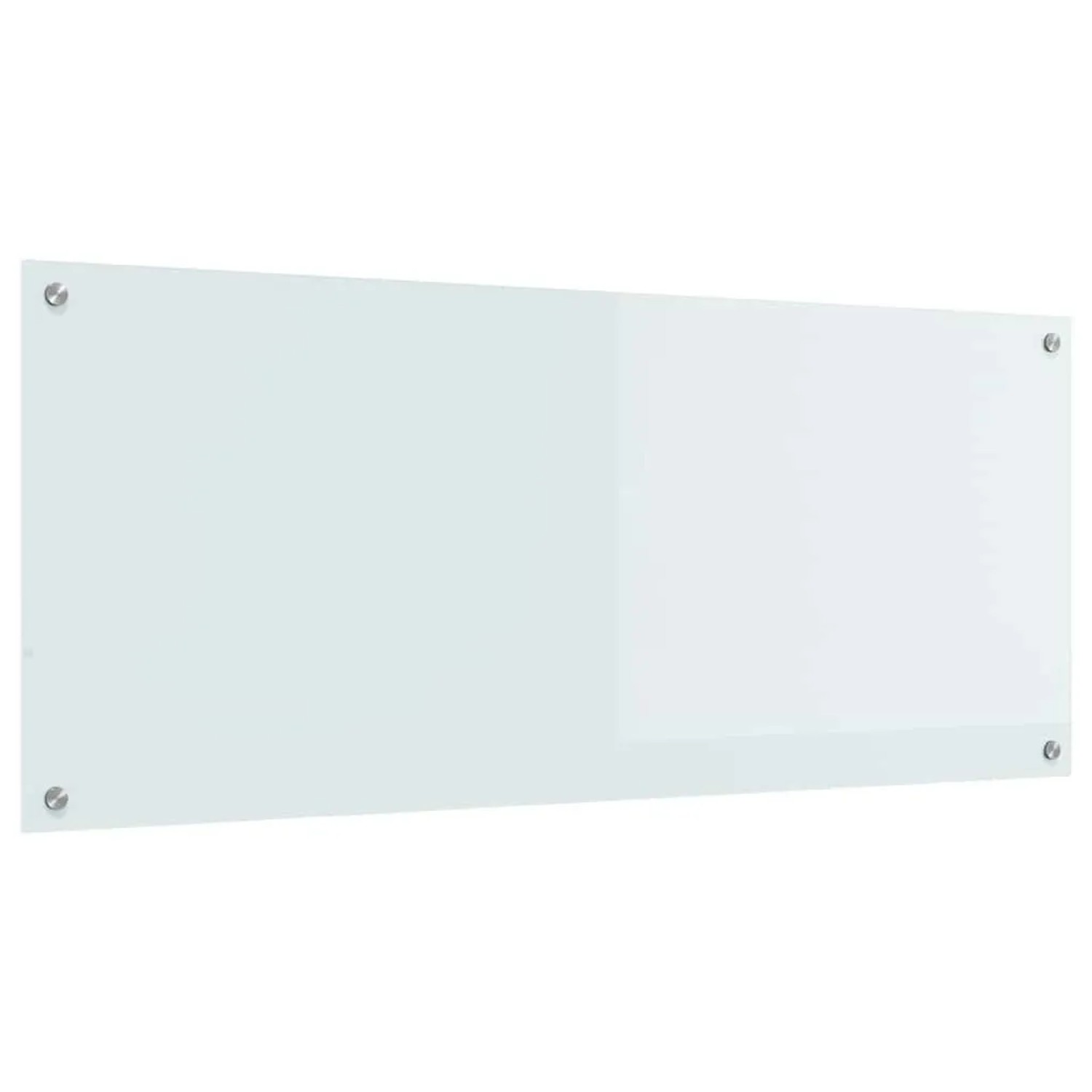 vidaXL Küchenrückwand Weiß 120 x 50 cm Gehärtetes Glas 42001290