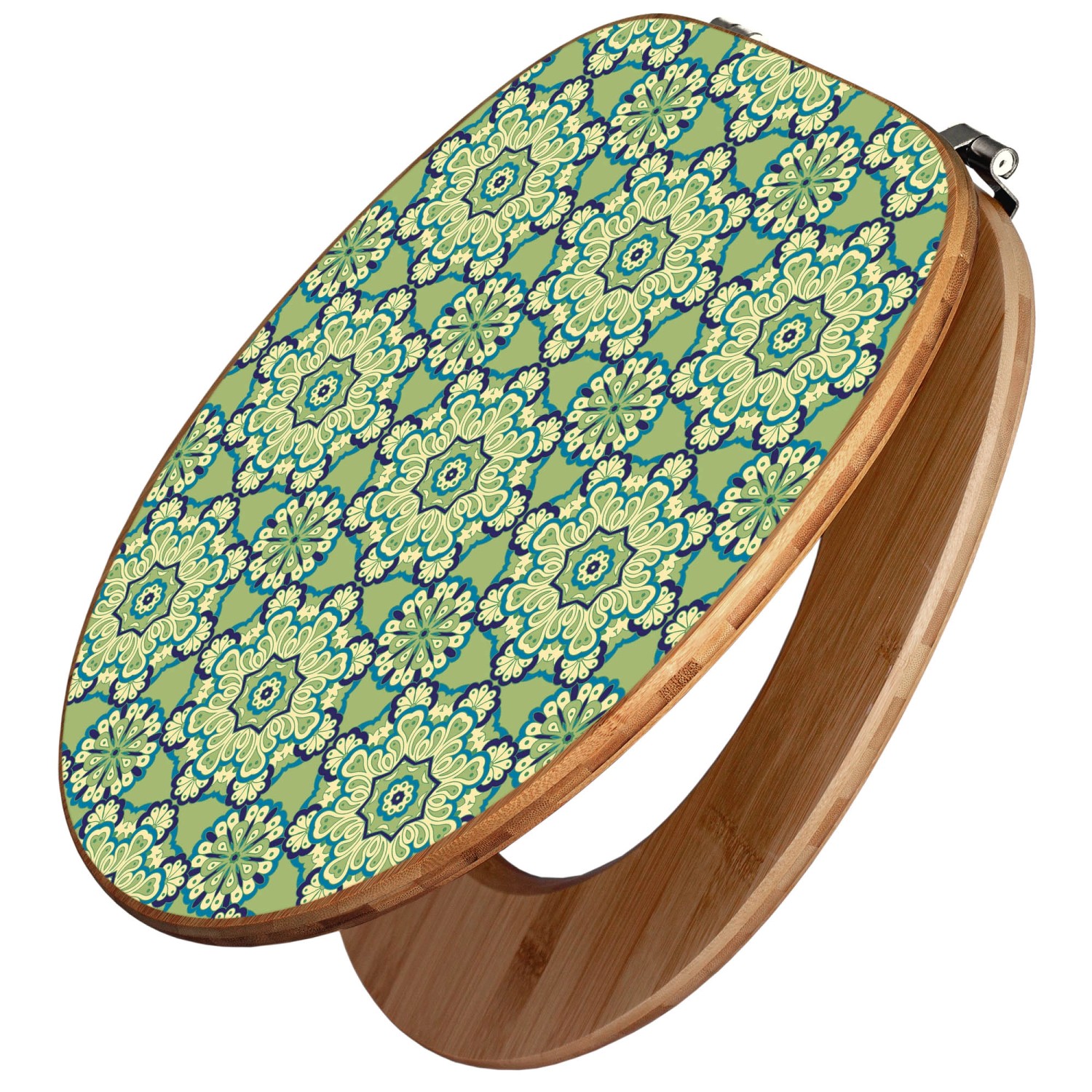 Banjado Design WC Sitz Bambus Toilettendeckel Toilettensitz Bambus Holz Klo günstig online kaufen