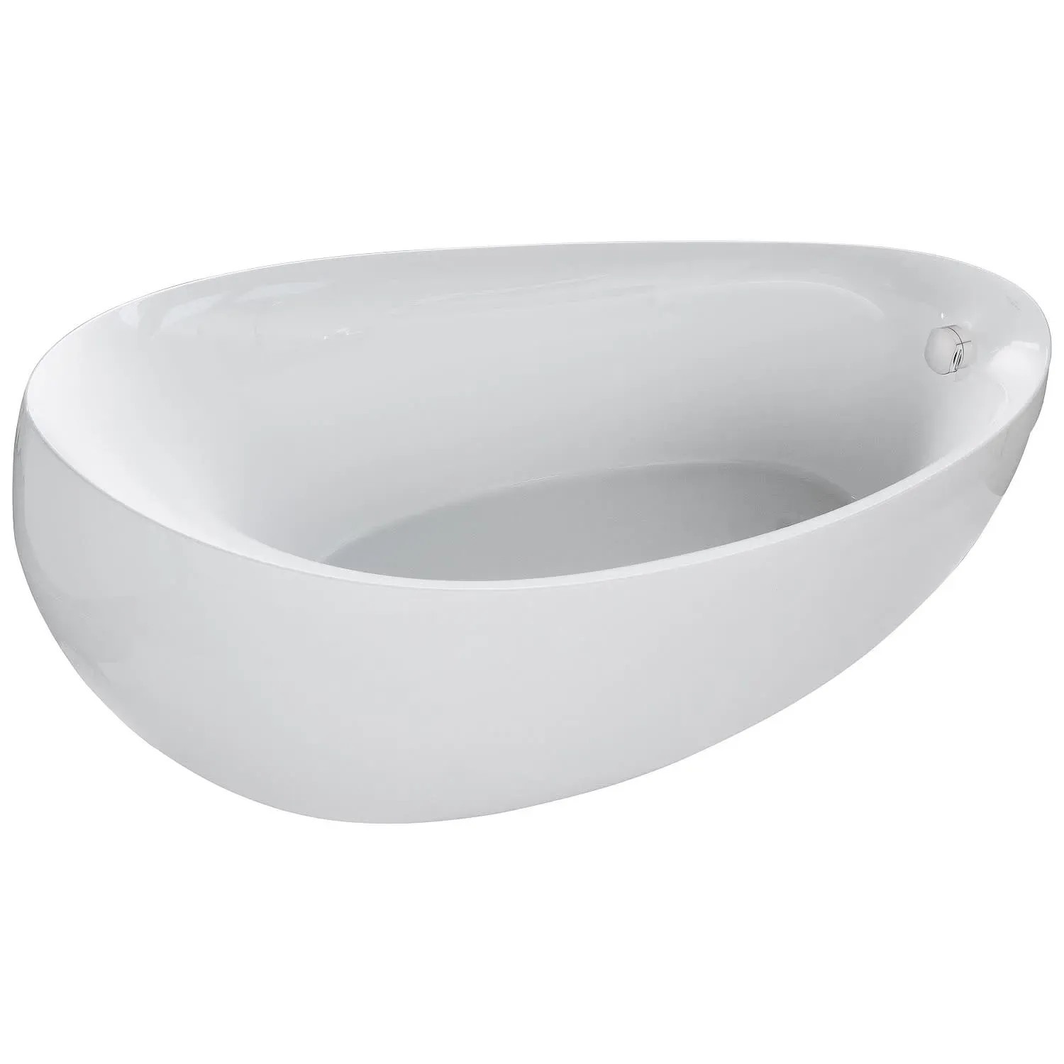 Villeroy & Boch Oval-Badewanne freistehend Aveo New Generation Weiß