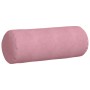 vidaXL Bolsterkissen 2 Stück Rosa Ø 25 x 70 cm Cordstoff 42014332_5
