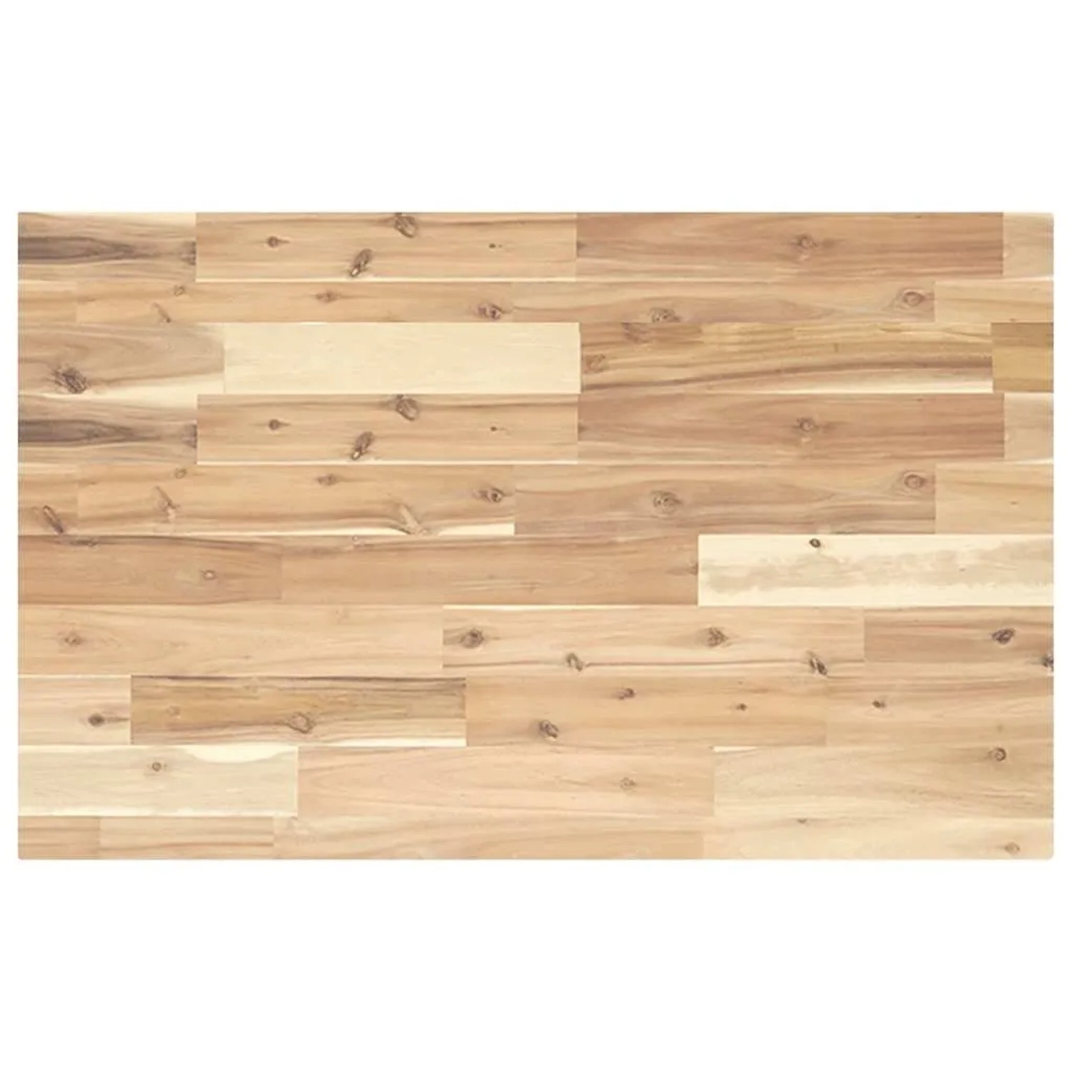 vidaXL Schreibtischplatte Unbehandelt 60x50x4 cm Massivholz Akazie 3279733