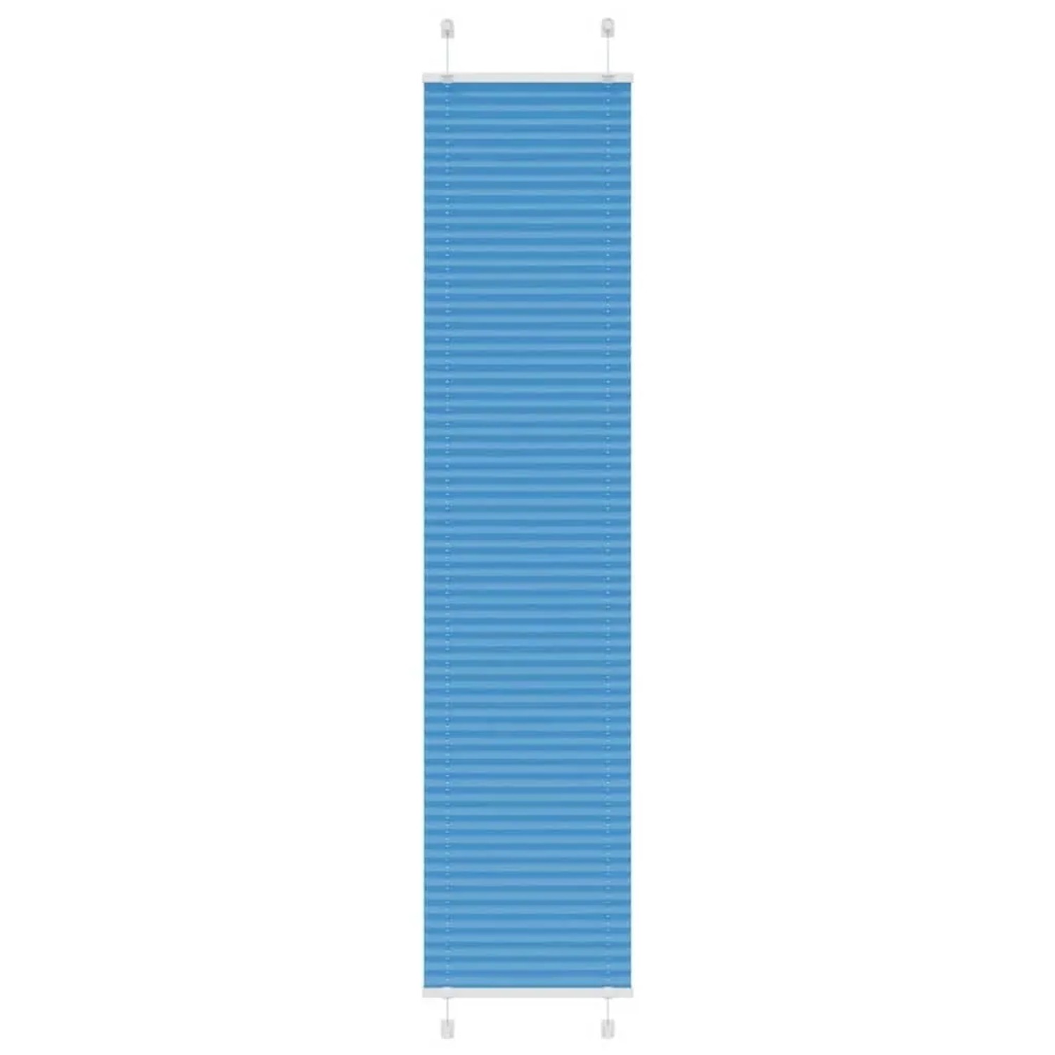 vidaXL Plissee Blau 50x200 cm Stoffbreite 49,4 cm Polyester 4015201 günstig online kaufen