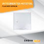 ENOVALITE LED Panel 60x60cm, Aufputz Deckenleuchte, ultraflaches Design, integriertes Netzteil.