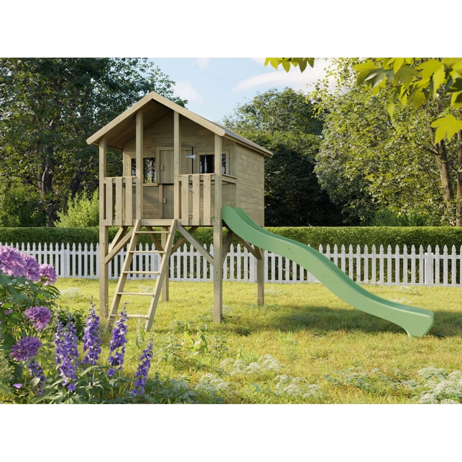 Prestige Garden Stelzenhaus Big House KDI Inklusive Rutsche