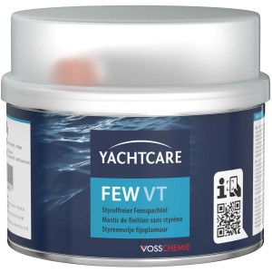 Yachtcare Feinspachtel FEW VT 250g, weiß, für Bootslacke. Styrolfrei, leicht schleifbar.