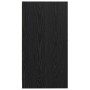 vidaXL Apothekerschrank in Schwarz Eiche Optik, Holzwerkstoff, 77,5 cm hoch.