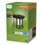 Verpackung der Philips Camill Solar-Wandleuchte: Runde, matte Solarleuchte mit Bewegungssensor.
