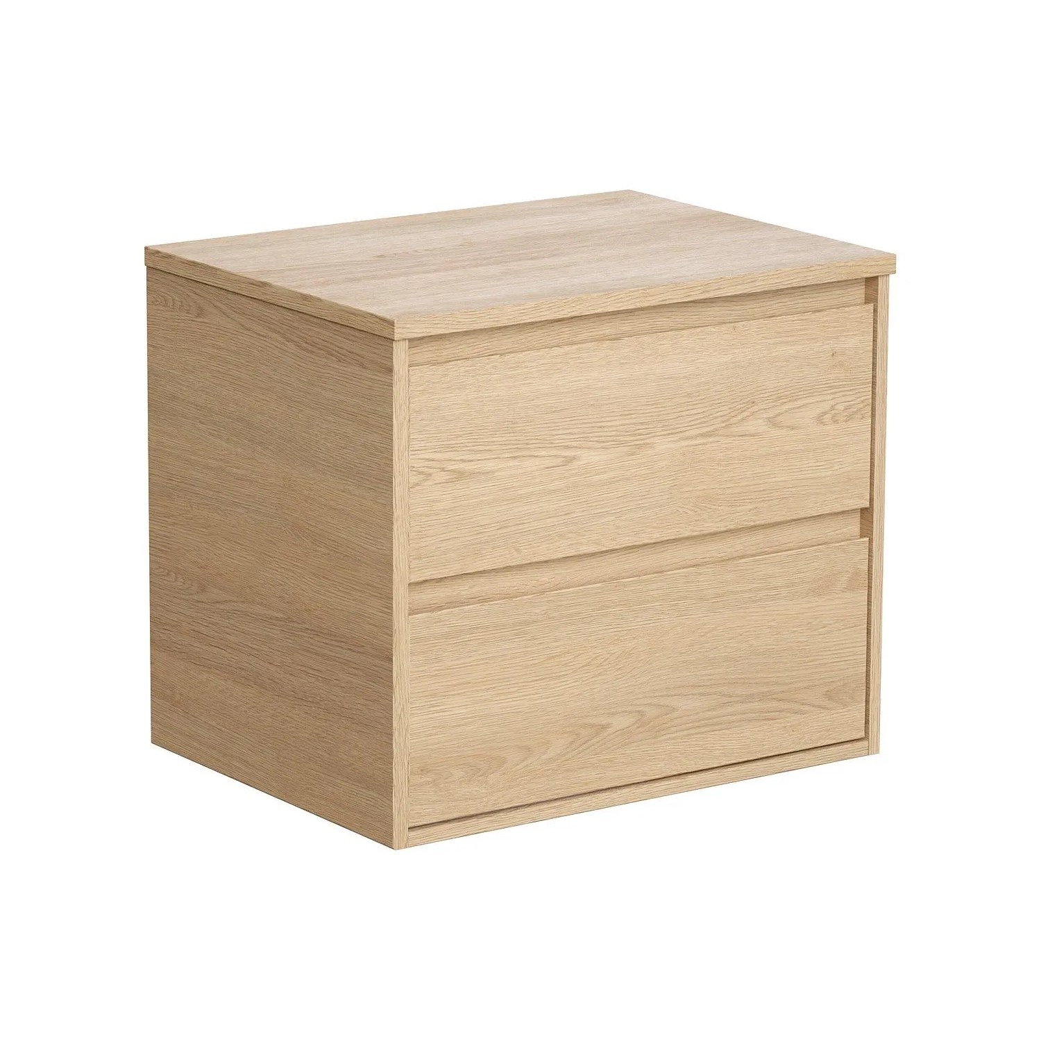 Vente-unique Waschbeckenunterschrank Milipam Naturfarben Hell 60 cm