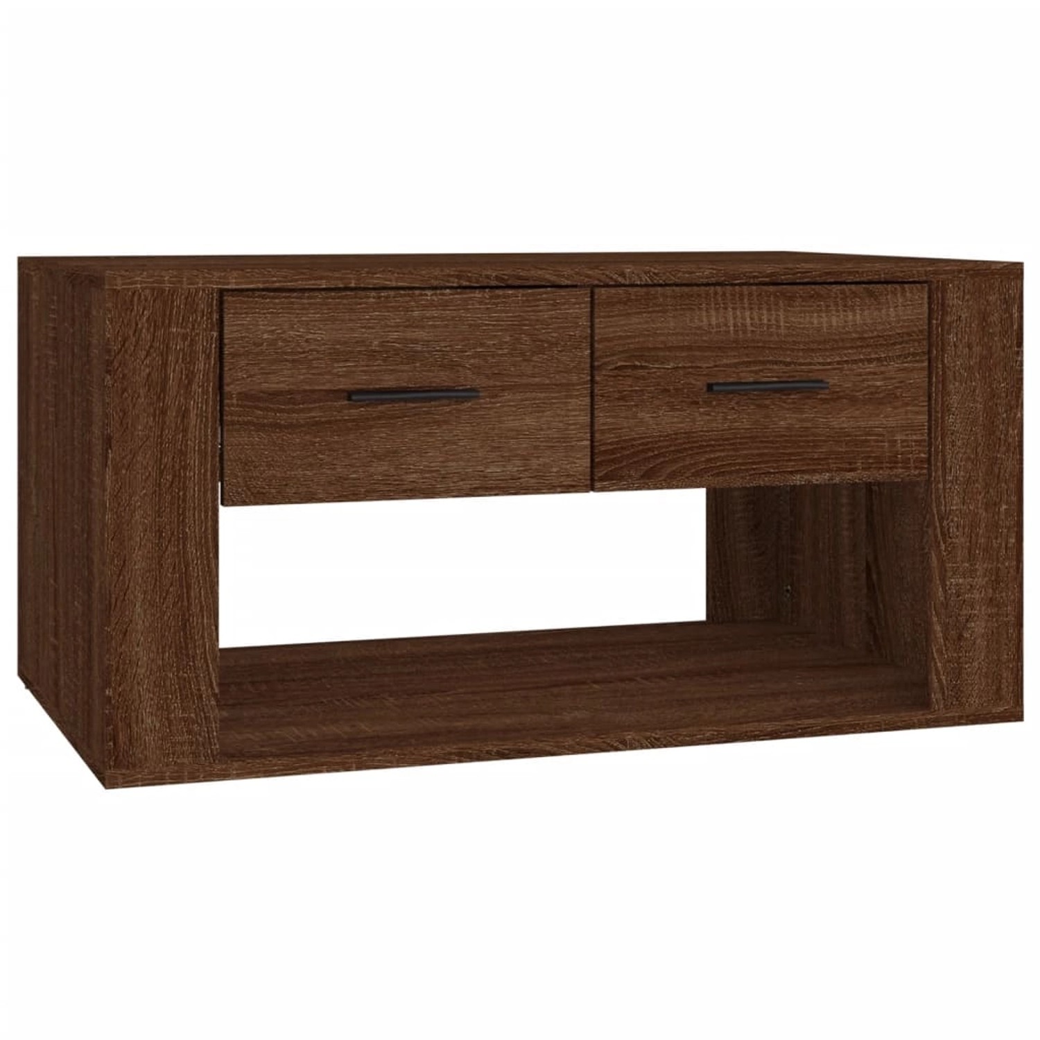 Vidaxl Couchtisch Braun Eichen-optik 80x50x40 Cm Holzwerkstoff günstig online kaufen