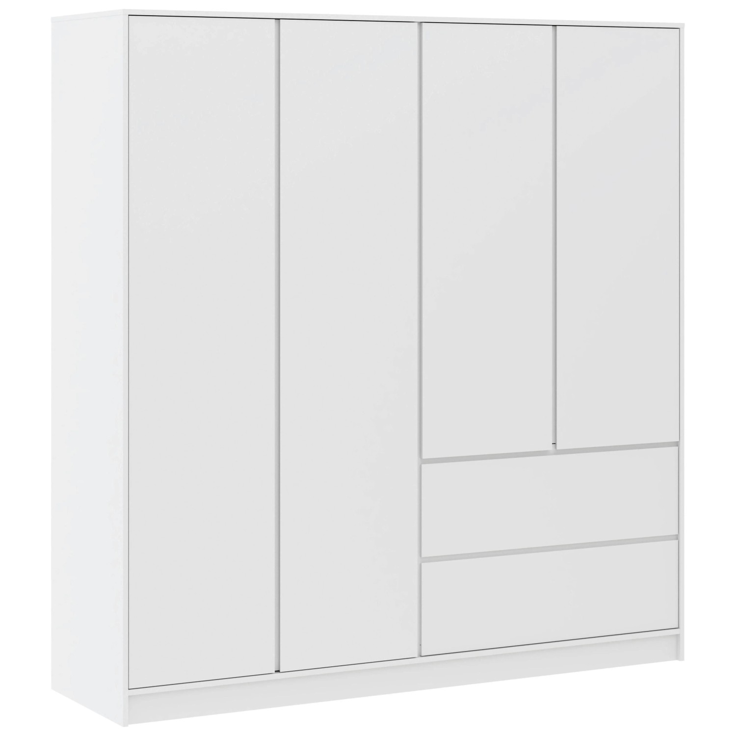 Mömax Kleiderschrank Basit Weiß