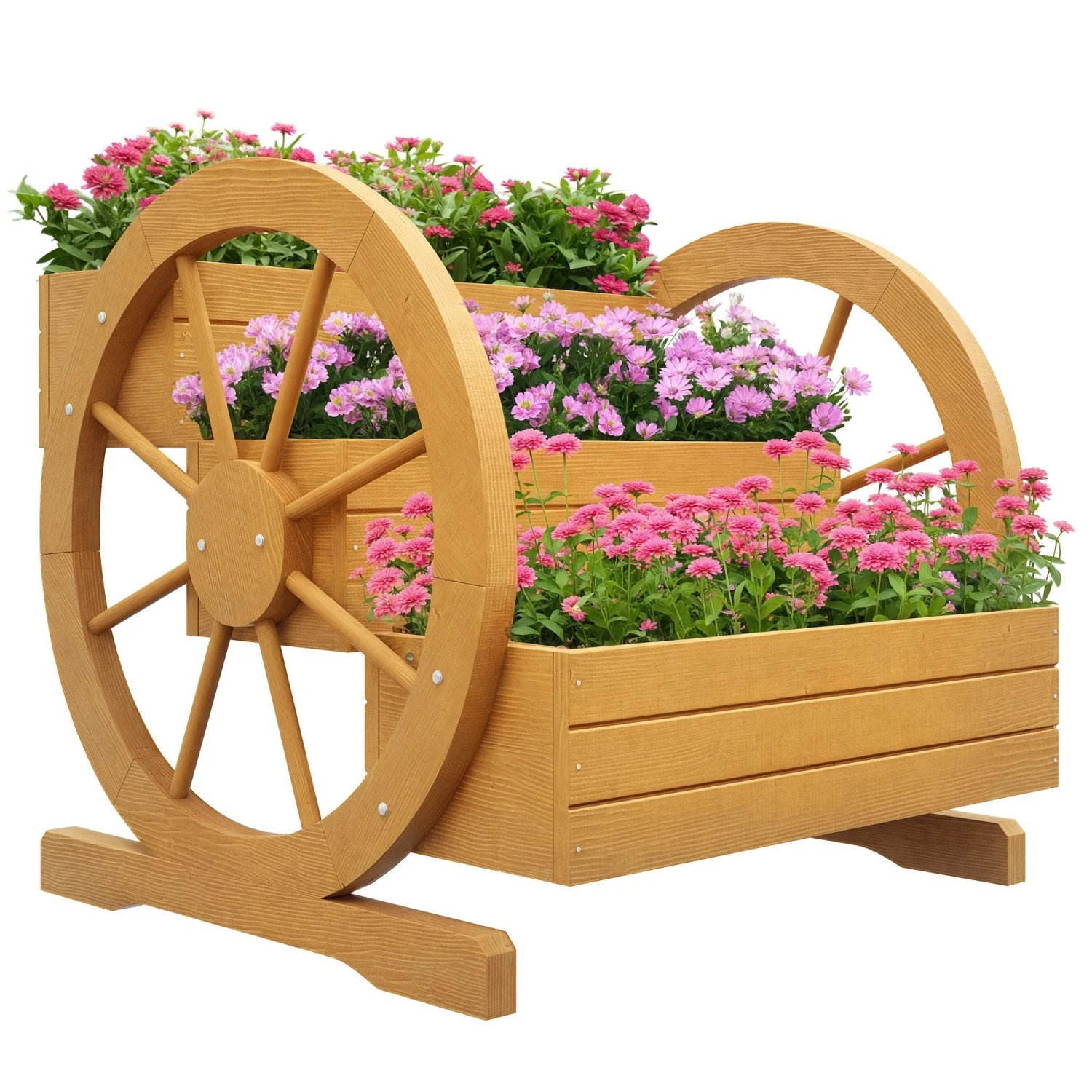 Outsunny Hochbeet Tannenholz Naturholz 61L x 62B x 57H cm günstig online kaufen