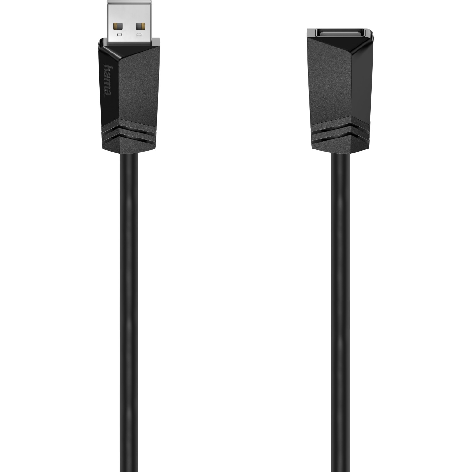 Hama USB-Verlängerungskabel USB 2.0 480 Mbit/s Schwarz 3 m